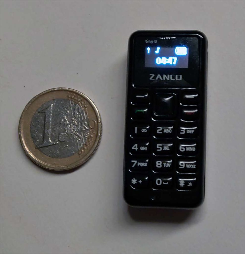 Zanco Tiny T1 – Das kleinste Handy der Welt - L'essentiel