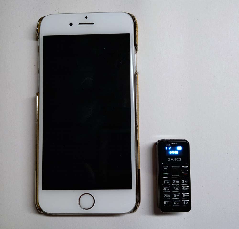 Zanco Tiny T1 – Das kleinste Handy der Welt - L'essentiel